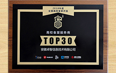 荣耀体育在线官网-荣耀体育在线官网（中国）荣获2018（首届）全国高校食堂优秀服务商TOP30